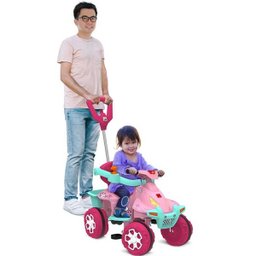 Quadriciclo SMART Passeio e Pedal Bandeirante Rosa - 4