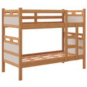 Ver imagem 1 de Beliche Bicama Solteiro Vira 2 Camas Jaspe 100% Mdf Proteção:cinamomo/off White