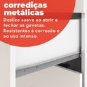 Ver imagem 5 de Guarda-Roupa Infantil 4 Portas Doce Infância Branco/Rosa