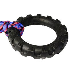 Brinquedo para cães Puxador Com Corda 12mm Pneu Hard (GG) - 1