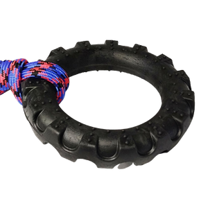 Brinquedo para cães Puxador Com Corda 12mm Pneu Hard (GG)