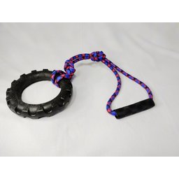 Brinquedo para cães Puxador Com Corda 12mm Pneu Hard (GG) - 2