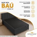 Ver imagem 2 de Cama Box com Baú Casal Royal Sleep Courino Preto