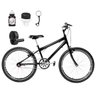 Bicicleta Masculina Aro 24 Aero + Kit Passeio e Acelerador FlexBikes - 1