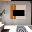 Ver imagem 1 de Painel para TV Sala de Estar Quarto Boto 140cm MDF Home Theater Moderno Just Time