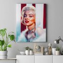 Ver imagem 3 de Quadro Decorativo Marilyn Monroe 40x60cm em Tecido Canvas