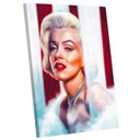 Ver imagem 1 de Quadro Decorativo Marilyn Monroe 40x60cm em Tecido Canvas