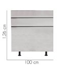 Ver imagem 2 de Cabeceira Estofada Argentina 100cm Solteiro para Cama Colchão Box Quarto Suede Cinza Claro - Aurora