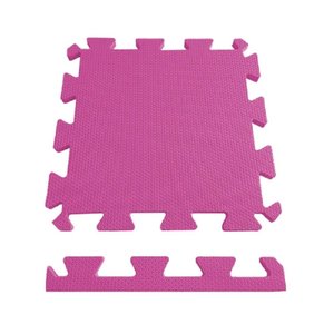 Kit 20 Placas Tatame Tapete de Encaixe para Piso de Borracha EVA 50x50x1