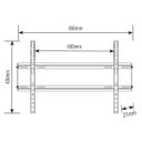 Ver imagem 2 de Suporte Fixo Ultra Slim para Tv Led, Lcd, Plasma, 3d e Smart Tv de 37 a 75 Sbrp604