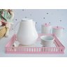 Kit Higiene Porcelanas Menina Rosa Bebê Térmica Quarto Maternidade Decoração - 2