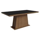 Ver imagem 6 de Conjunto Sala de Jantar Tampo de Madeira 6 Cadeiras Rustic/Preto/Imperial Assis Madesa