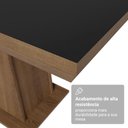 Ver imagem 7 de Conjunto Sala de Jantar Tampo de Madeira 6 Cadeiras Rustic/Preto/Imperial Assis Madesa