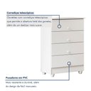 Ver mais imagens de Quarto de Bebê Berço com Colchão Cômoda Soft e Guarda Roupa 3 Portas Life Tigus Baby