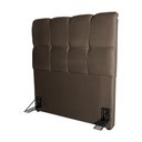 Ver imagem 7 de Cabeceira Cama Box Solteiro 98cm Suede Velut Marrom - King House