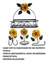 Ver imagem 2 de Kit 4 Peças Organizadores para Banheiro:amarelo