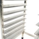 Ver imagem 5 de Bancada Mesa 60x60cm 8 Níveis 35x35 Total Inox 430 para Prp-004 - Imeca 7595