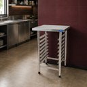Ver imagem 3 de Bancada Mesa 60x60cm 8 Níveis 35x35 Total Inox 430 para Prp-004 - Imeca 7595