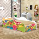 Ver imagem 1 de Cama Carro Fun Adesivada Planeta Dinossauro Solteiro
