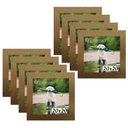 Ver imagem 1 de Kit 8 Porta Retrado Molduras 20x20 Dourado