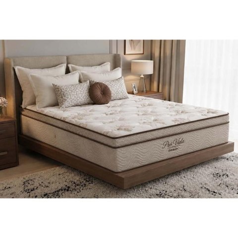 Colchão King Molas Superpocket Ortobom Ensacadas Pró Vida 193x203x30
