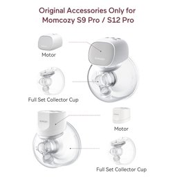 Momcozy Acessórios Originais S9 Pro/s12 Pro Copo Coletor C/flange 24mm 180ml - 5