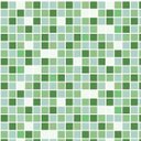 Ver imagem 3 de Papel de Parede Adesivo Pastilha Tons Verde e Branco 5m