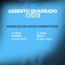 Ver imagem 4 de Assento Boss Termofixo Soft Close Branco - Bossetf00sc - Tupan