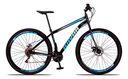 Ver imagem 1 de Bicicleta Aro 29 Shimano Traseiro Aço 21 Velocidades Marchas:azul
