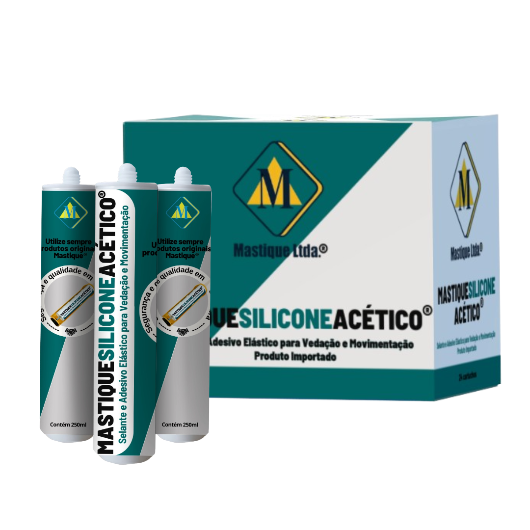 Mastique® Silicone Acético (Caixa cheia/ 24 un) - 1