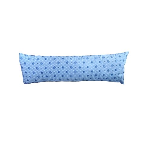 Travesseiro Estampado de Corpo Pequeno Infantil Xuxão Abraço 90x30 - coroa azul