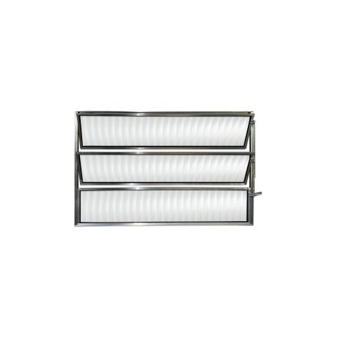 Vitro Basculante Brilhante 60x80 Linha Esmeralda Vidro Canelado