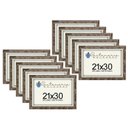 Ver imagem 1 de Kit 10 Molduras Porta Diploma Certificado A4 21x30 Marrom