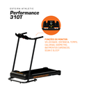 Ver imagem 5 de Esteira Elétrica Athletic Performance 310t 13km/h 120kg Dobrável com Monitor Cardíaco Residencial
