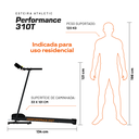 Ver imagem 4 de Esteira Elétrica Athletic Performance 310t 13km/h 120kg Dobrável com Monitor Cardíaco Residencial