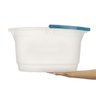 Balde Oval Plástico Transparente com Alça 14l Hydrus Sanremo - 1