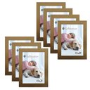 Ver imagem 1 de Kit 7 Molduras Porta Retrato 15X21 Dourado