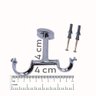Kit Varão Duplo Para Cortina 3,00 Metros 28mm/19mm Teto - 2