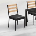 Ver imagem 2 de Cadeiras para Sala de Jantar 4 Unidades Londres Preto