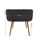 Ver imagem 5 de Mini Berço Moises Suede Grafite - D'classe Decor