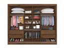 Ver imagem 5 de Guarda Roupa Casal 2 Portas de Correr 4 Gavetas Verona Plus - Mademarcs