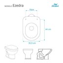 Ver imagem 3 de Assento Sanitário Soft Close Ezedra Cobalto para Vaso Ideal Standard