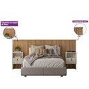 Ver imagem 2 de Cabeceira Ripada Casal Queen com 2 Mesas Búzios Laranjeiras Linea Brasil - carvalho/off White