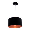 Ver imagem 1 de Kit 3 Pendente Bilboquê Poptem Large Aluminio preto e cobre luminária lustre sala moderno grande cil