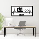 Ver imagem 3 de Quadro Design 60cmx29cm - Cria Arte Laser Preto