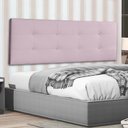 Ver imagem 2 de Cabeceira Painel Queen 1,60m Berlim Suede Rosa Bebê Sky Mobile