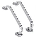 Ver imagem 1 de Alça Apoio Barra Inox Kit 2 Uni 50cm Acessibilidade Cadeirante Idoso Deficiente Banheiro