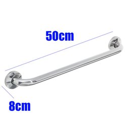 Alça Apoio Barra Inox Kit 2 Uni 50cm Acessibilidade Cadeirante Idoso Deficiente Banheiro - 5