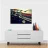 Quadro decorativo Fila Carros Antigos Retrô Para Sala Quarto - 1