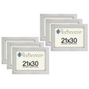 Ver imagem 1 de Kit 6 Molduras Porta Diploma Certificado A4 21x30 Branco